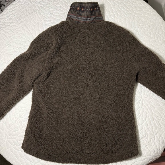 Pendleton Larkspur Sherpa Jacket Medium Aztec design - Picture 12 of 16